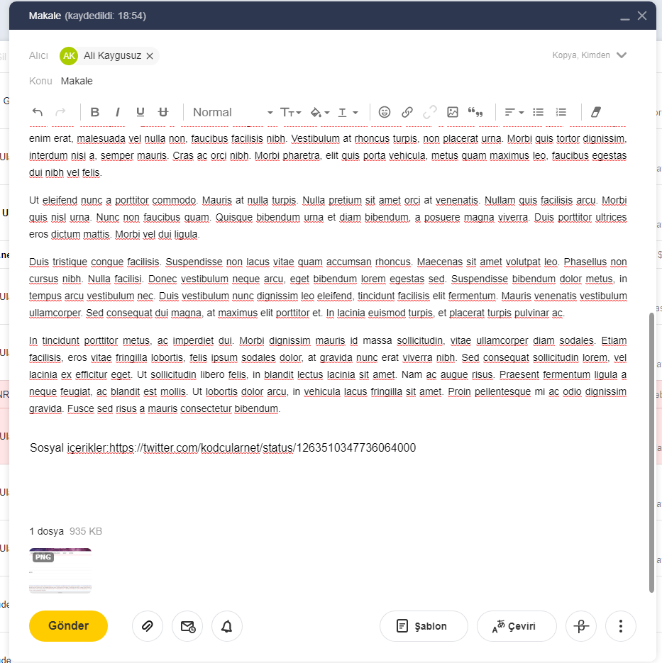 e-mail
